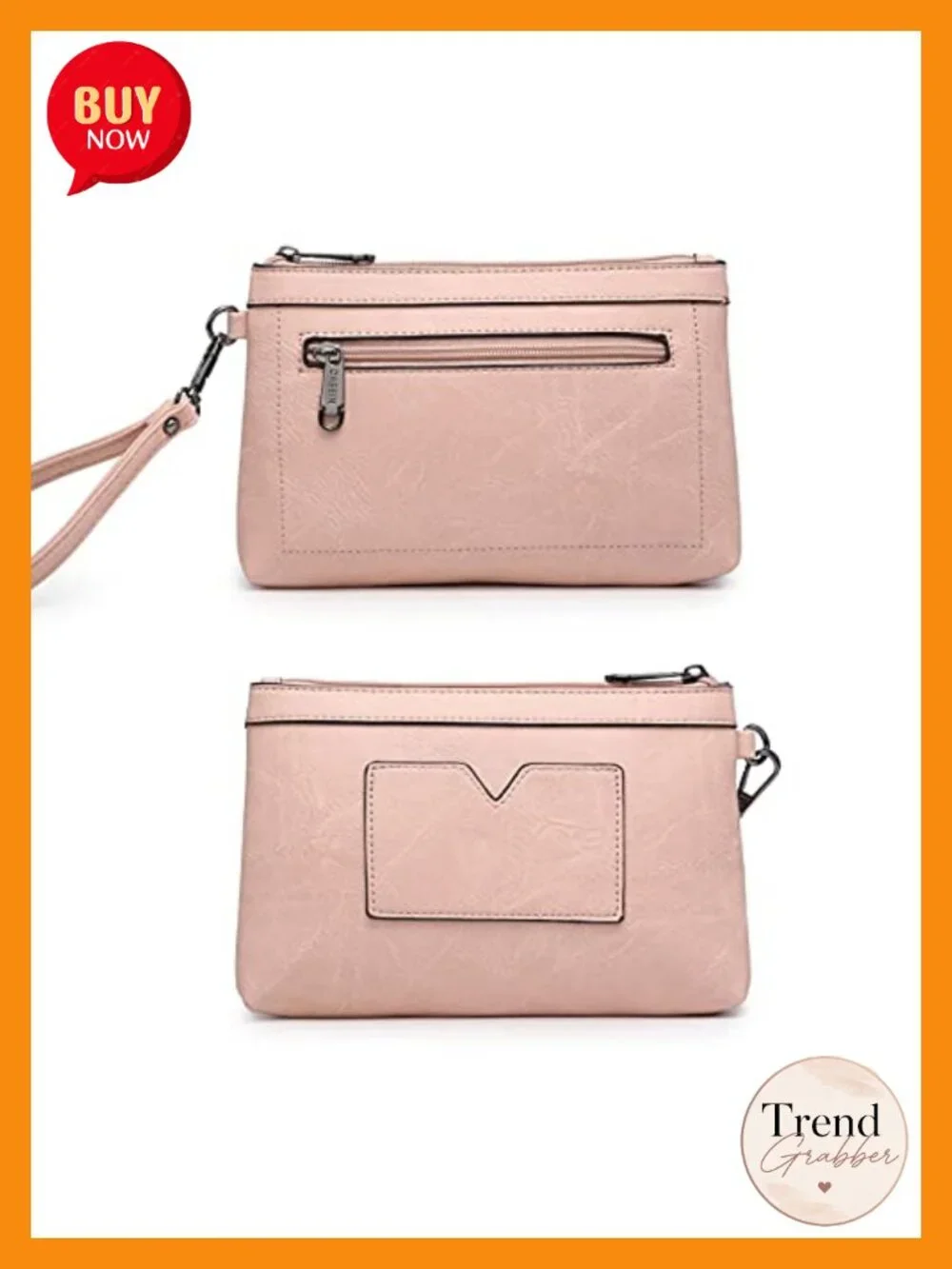 Vegan Leather Satchel Purse 2-Piece Set Large Tote Work Bag